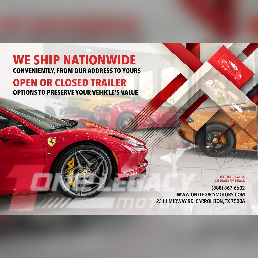 Nationwide delivery for One Legacy Motors