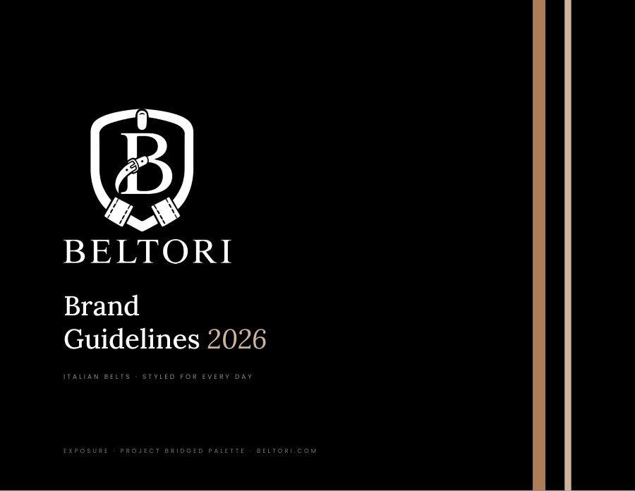Ten-page brand system for Beltori
