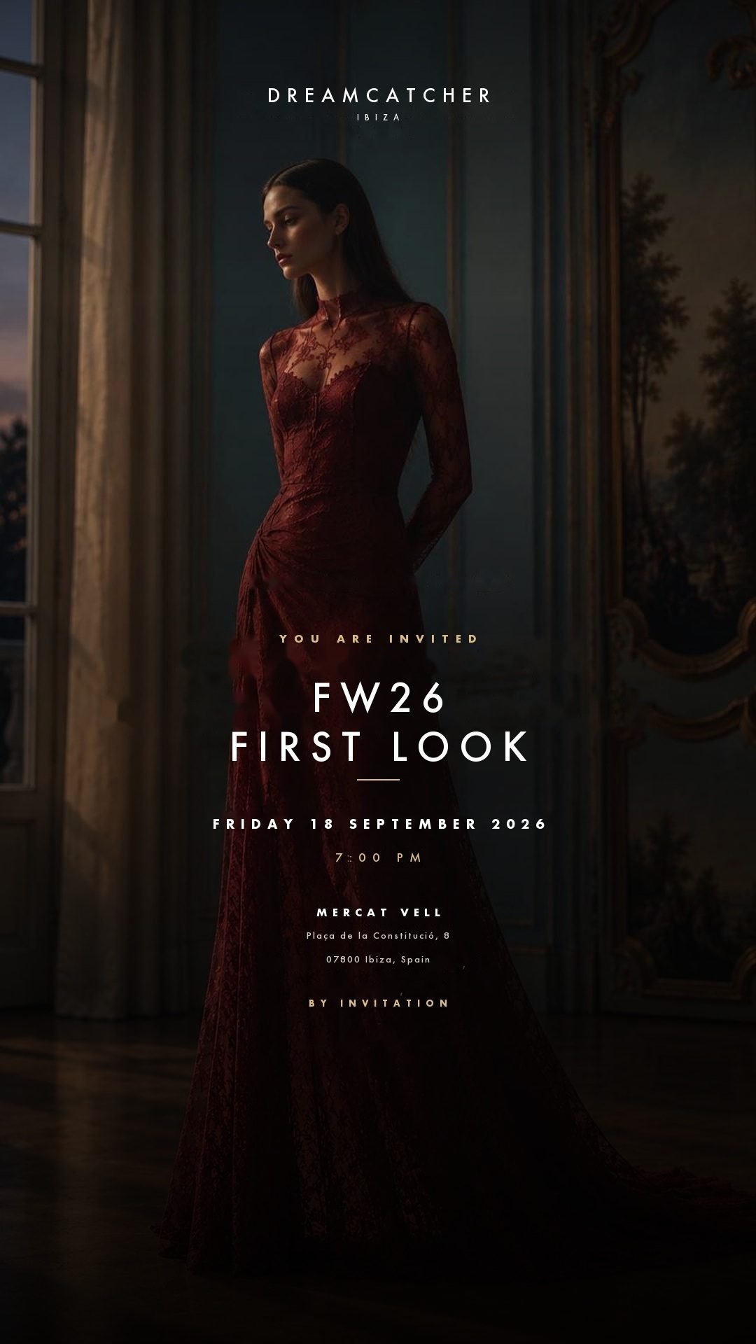 FW26 First Look story designed for DreamCatcher Ibiza