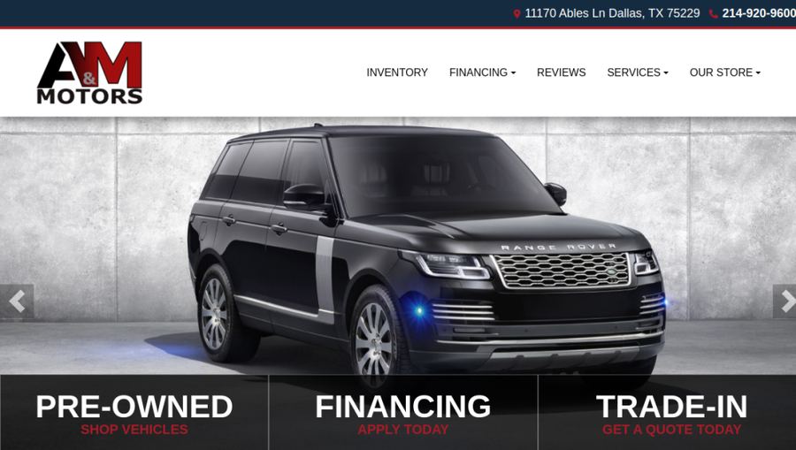 ANM Motors website