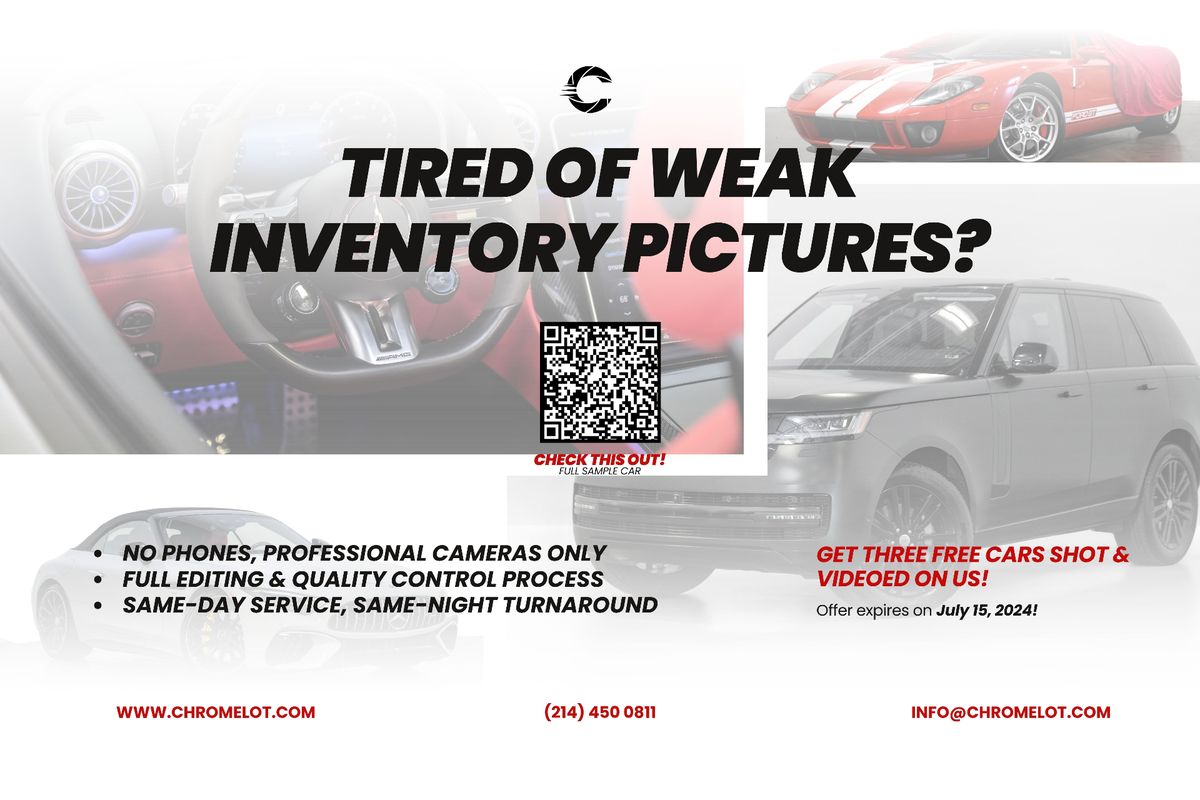 Marketing postcard designed for Chrome Lot