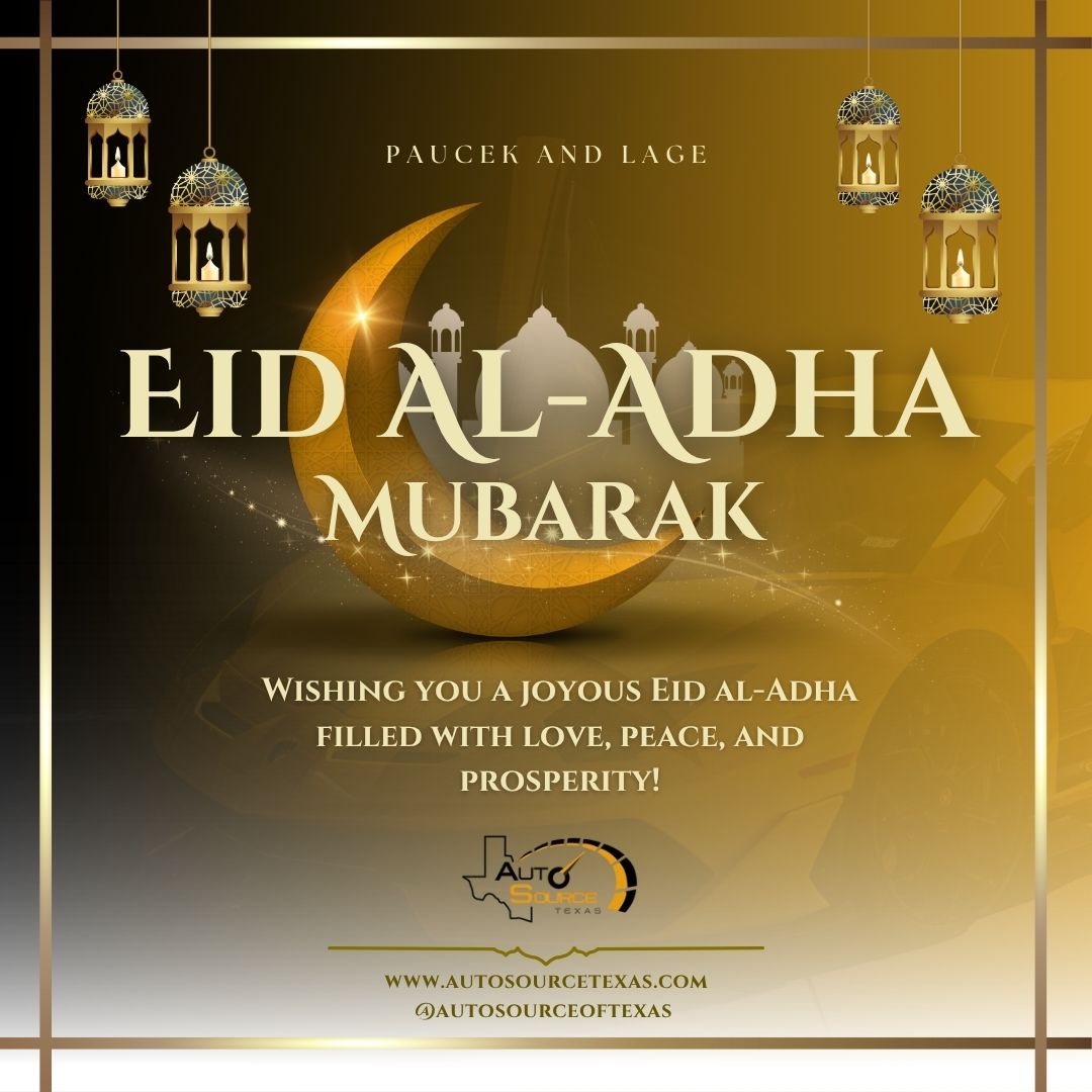 Eid Al-Adha post designed for Auto Source Texas