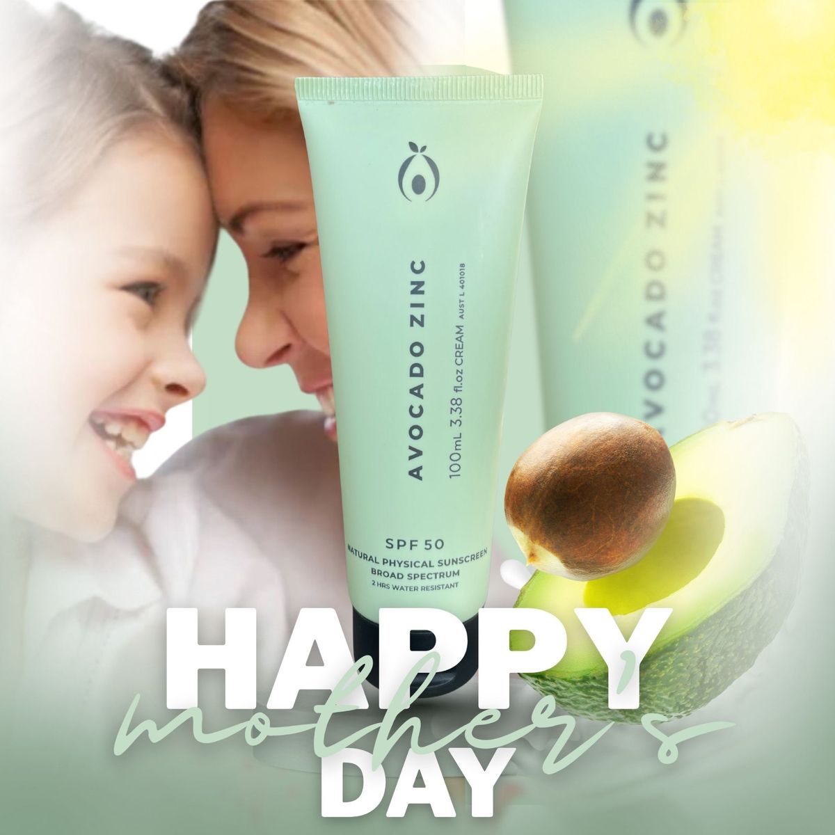 Mother's Day campaign designed for Avocado Zinc